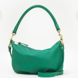 Clare V Petit Moyen Bag In Emerald Green